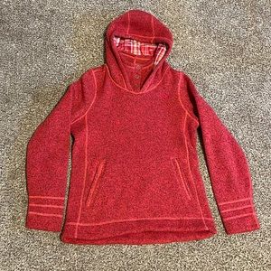 Womens North face pullover front snap